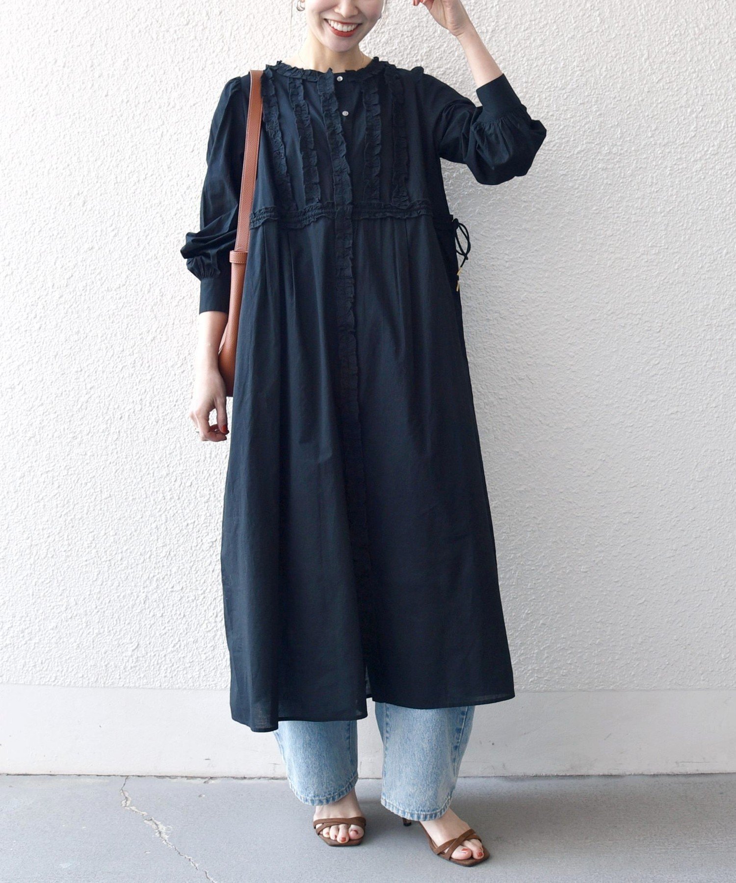 【シップス フォー ウィメン/SHIPS】のSHIPS any 洗濯機可能 キャンブリック Aライン フリル シャツ ワンピース 人気、トレンドファッション・服の通販 founy(ファニー) 　ファッション　Fashion　レディースファッション　Fashion for Women　ワンピース　Dresses　シャツワンピース / 1枚で着映えコーデ　Shirt Dresses　洗える　Machine Washable　ギャザー　Gathered, Ruffled　デニム　Denim, Jeans Material　ドローコード　Drawcord, Drawstring Cord　フリル　Frill, Ruffle　フロント　Front, Front Design　ペチコート　Petticoat, Underskirt　ロマンティック　Romantic, Feminine Style　おすすめ　Recommended / Our Picks　2026年　2026　 other-1|ID: prp329100004853914 ipo3291000000035671015