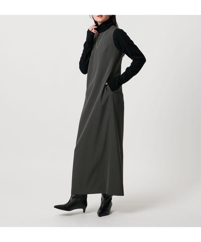 【ユナイテッドアローズ/UNITED ARROWS】のMARW UNITED ARROWS ツイル ノースリーブ ロング ワンピース インテリア・キッズ・メンズ・レディースファッション・服の通販 founy(ファニー) https://founy.com/ ファッション Fashion レディースファッション Fashion for Women ワンピース Dresses シンプル Simple, Minimal ジャケット Jacket, Outerwear セットアップ Set-Up, Coordinated Outfit ツイル Twist, Twisted Detail 定番 Standard, Basic Item ノースリーブ Sleeveless, No-Sleeve 人気 Popular, Best Seller フレア Flare, Flared ポケット Pocket, Pocket Detail ロング Long, Long-Length ビジネス 仕事 通勤 Business / Work / Commuting |ID: prp329100004853940 ipo3291000000035671746