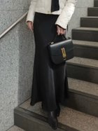 【アニュアンス/anuans】のサテンナロースカート 人気、トレンドファッション・服の通販 founy(ファニー) ファッション Fashion レディースファッション Fashion for Women スカート Skirts サテン Satin, Glossy Fabric シンプル Simple, Minimal バイアス Bias, Diagonal Cut ビンテージ Vintage, Retro Style thumbnail BLACK|ID: prp329100004853996 ipo3291000000036275378