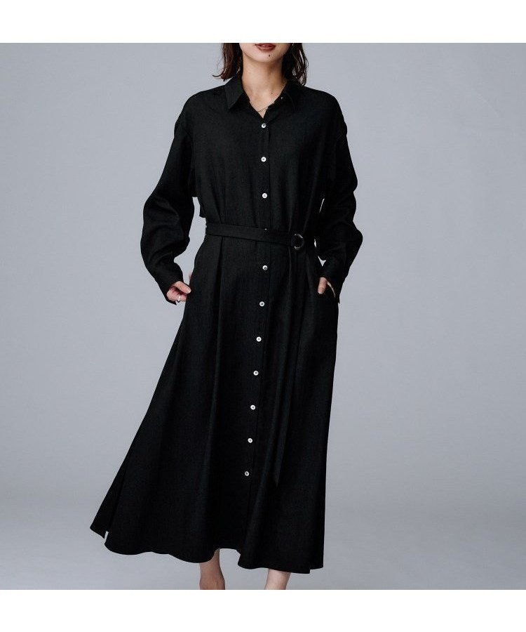 【アンタイトル/UNTITLED】の【前開きボタン/ベルト付/羽織シャツ/】2WAYトレンチ風ワンピース 人気、トレンドファッション・服の通販 founy(ファニー) 　ファッション　Fashion　レディースファッション　Fashion for Women　ワンピース　Dresses　ベルト&ウエストマーク　Belts & Waist Accessories　おすすめ　Recommended / Our Picks　スマート　Smart, Elegant　ツイル　Twist, Twisted Detail　トレンチ　Trench, Trench Coat　バランス　Balance, Style Balance　ポケット　Pocket, Pocket Detail　ヴィンテージ　Vintage Style　羽織　Haori, Light Jacket　 other-1|ID: prp329100004854013 ipo3291000000035673509