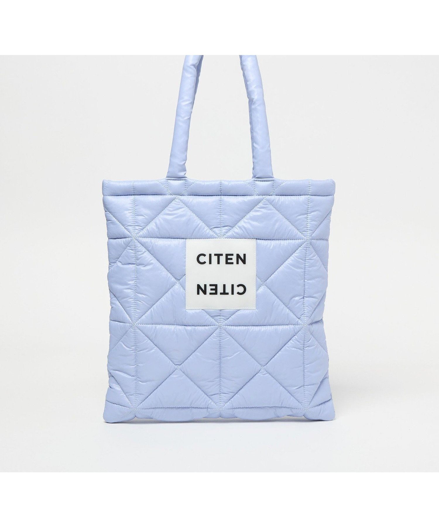 【シテン/CITEN】のCITEN CITEN パデッド トートバッグ インテリア・キッズ・メンズ・レディースファッション・服の通販 founy(ファニー) 　ファッション　Fashion　レディースファッション　Fashion for Women　バッグ　Bags　キルティング　Quilted, Quilting　トライアングル　Triangle, Triangular Shape　フィット　Fit, Slim Fit　ポケット　Pocket, Pocket Detail　モコモコ　Fuzzy, Fluffy　A/W・秋冬　Autumn/Winter　おすすめ　Recommended / Our Picks　TURQUOISE|ID: prp329100004854041 ipo3291000000036075356