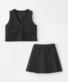 【ユナイテッドアローズ/UNITED ARROWS / KIDS】のベスト + タックスカート セット / キッズ 100cm-130cm DK.GRAY|ID: prp329100004854186 ipo3291000000036010458