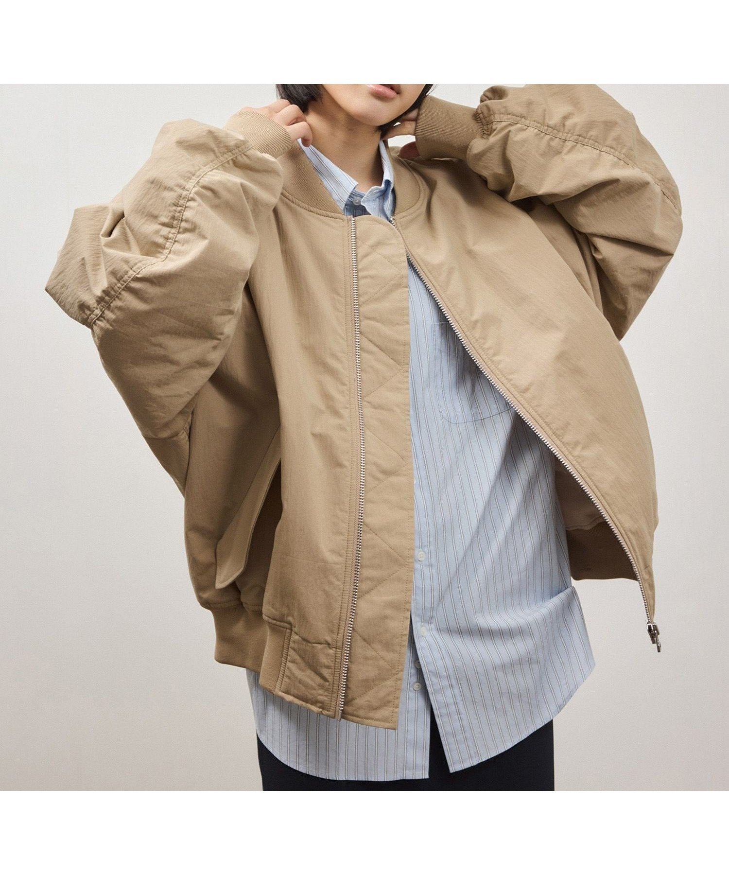 【アダム エ ロペ/ADAM ET ROPE'】の【PROVOKE for ADAM ET ROPE 】別注 MA-1 人気、トレンドファッション・服の通販 founy(ファニー) 　ファッション　Fashion　レディースファッション　Fashion for Women　アウター　Coat / Outerwear Collection　MA-1ジャケット　MA-1 Bomber Jackets / Flight Jackets　ショルダー　Shoulder, Shoulder Strap　ドロップ　Drop Shoulder, Dropped Style　バランス　Balance, Style Balance　ブルゾン　Blouson, Bomber Jacket　別注　Limited Edition, Custom Order　リラックス　Relax, Relaxed Fit　2026年　2026　 other-1|ID: prp329100004854204 ipo3291000000036037013