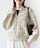 【シップス フォー ウィメン/SHIPS】の【WEB限定】 洗濯機可能 2WAY フラワー ジャカード ハーフ ジップ プルオーバー 人気、トレンドファッション・服の通販 founy(ファニー) ファッション Fashion レディースファッション Fashion for Women トップス・カットソー Cut & Sew Tops カジュアルプルオーバー・ニットトップス Pullovers & Knit Tops / Casual Pullovers インナー Innerwear 春 Spring ジップ Zip, Zipper ジャカード／ジャガード Jacquard, Woven Pattern タンク Tank Top, Sleeveless Top タートルネック Turtleneck, High Neck ハーフ Half, Half-Length フラワー Flower, Floral ボトム Bottoms, Lower Wear ポケット Pocket, Pocket Detail モチーフ Motif, Design Theme 2025年 2025 2025-2026秋冬・A/W Autumn/Winter 2025–26 AW25–26 thumbnail ベージュ|ID: prp329100004854214 ipo3291000000035702290