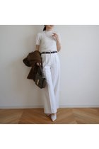 【アニュアンス/anuans】のハーフスリーブニットプルオーバー 人気、トレンドファッション・服の通販 founy(ファニー) ファッション Fashion レディースファッション Fashion for Women トップス・カットソー Cut & Sew Tops ニット Knit Tops & Sweaters カジュアルプルオーバー・ニットトップス Pullovers & Knit Tops / Casual Pullovers イタリア Italy インナー Innerwear カーディガン Cardigan, Knitwear 抗菌 Antibacterial, Bacteria-Resistant シンプル Simple, Minimal ジャケット Jacket, Outerwear なめらか Smooth, Silky Texture バランス Balance, Style Balance ボトム Bottoms, Lower Wear ラグジュアリー Luxury, Elegant 夏 Summer thumbnail IVORY|ID: prp329100004854221 ipo3291000000035702806