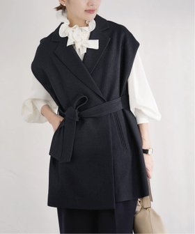 【イエナ/IENA】のNAVY ツイーディーサッシュジレ 人気、トレンドファッション・服の通販 founy(ファニー) ファッション Fashion レディースファッション Fashion for Women アウター Coat / Outerwear Collection トップス・カットソー Cut & Sew Tops ベスト&ジレ / 重ね着スタイル Vests & Gilets インナー Innerwear カットソー Cut and Sewn Top コレクション Collection, Seasonal Line ツイード Twill, Twill Weave バランス Balance, Style Balance フォルム Silhouette, Form ベスト Vest, Waistcoat ベーシック Basic, Essential ループ Loop, Loop Knit セレモニー Ceremony 2026年 2026 |ID:prp329100004854244