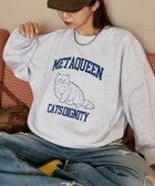 【フリークスストア/FREAK'S STORE】のMETAQUEEN フロッキー キャット 裏起毛 スウェット 限定展開 25AW 人気、トレンドファッション・服の通販 founy(ファニー) ファッション Fashion レディースファッション Fashion for Women トップス・カットソー Cut & Sew Tops レディースパーカー・カジュアルフーディー Casual Hoodies & Sweatshirts スウェット・クルーネックトップス Sweatshirts & Crewnecks / Relaxed Fit Sweat Tops 2025年 2025 2025-2026秋冬・A/W Autumn/Winter 2025–26 AW25–26 冬 Winter / This Winter スウェット / スエット Sweatshirt, Sweatwear A/W・秋冬 Autumn/Winter thumbnail ライトグレー|ID: prp329100004854305 ipo3291000000035706159