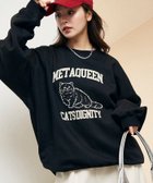 【フリークスストア/FREAK'S STORE】のMETAQUEEN フロッキー キャット 裏起毛 スウェット 限定展開 25AW 人気、トレンドファッション・服の通販 founy(ファニー) ファッション Fashion レディースファッション Fashion for Women トップス・カットソー Cut & Sew Tops レディースパーカー・カジュアルフーディー Casual Hoodies & Sweatshirts スウェット・クルーネックトップス Sweatshirts & Crewnecks / Relaxed Fit Sweat Tops 2025年 2025 2025-2026秋冬・A/W Autumn/Winter 2025–26 AW25–26 冬 Winter / This Winter スウェット / スエット Sweatshirt, Sweatwear A/W・秋冬 Autumn/Winter thumbnail ブラック|ID: prp329100004854305 ipo3291000000035706162