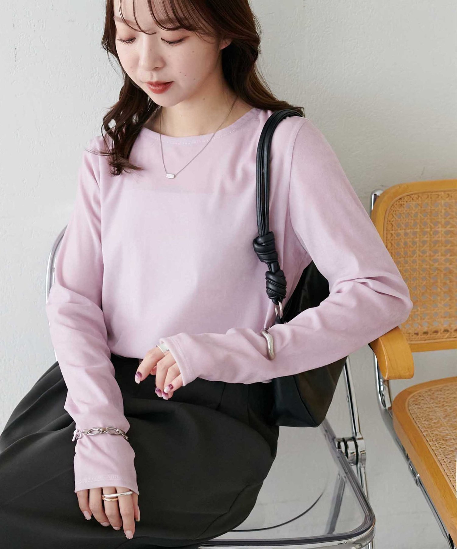 【ディスコート/Discoat】の【リピーター続出!】フロッキーメッシュロングスリーブ《WEB限定カラーあり》 インテリア・キッズ・メンズ・レディースファッション・服の通販 founy(ファニー) 　ファッション　Fashion　レディースファッション　Fashion for Women　インナー　Innerwear　キャミワンピース　Cami Dress, Slip Dress　シアー　Sheer, See-Through　シンプル　Simple, Minimal　スウェット / スエット　Sweatshirt, Sweatwear　スラックス　Slacks, Dress Pants　デニム　Denim, Jeans Material　人気　Popular, Best Seller　ベスト　Vest, Waistcoat　ベロア　Velour, Soft Velvet　メッシュ　Mesh, Net Fabric　リラックス　Relax, Relaxed Fit　おすすめ　Recommended / Our Picks　エレガント 上品　Elegant　ピンク|ID: prp329100004854332 ipo3291000000036039911