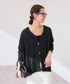 【フレームワーク/FRAMeWORK】の≪WEB限定 / 追加 ≫カノコ 2WAY Back開きカーディガン 人気、トレンドファッション・服の通販 founy(ファニー) ファッション Fashion レディースファッション Fashion for Women トップス・カットソー Cut & Sew Tops カーディガン・羽織り Layered Style Cardigans インナー Innerwear カットソー Cut and Sewn Top カーディガン Cardigan, Knitwear スリット Slit, Slit Detail 長袖 Long Sleeve, Full Sleeve ボトム Bottoms, Lower Wear ルーズ Loose, Oversized 再入荷 Restock / Back in Stock 夏 Summer thumbnail ブラック|ID: prp329100004854355 ipo3291000000036269093