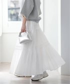 【ジャーナルスタンダード レリューム/JOURNAL STANDARD relume】の《WEB限定追加》コットンボイルクリンクルティアードスカート 人気、トレンドファッション・服の通販 founy(ファニー) ファッション Fashion レディースファッション Fashion for Women スカート Skirts ティアードスカート Tiered Skirts 春 Spring トレンド Trend, Trending Now ドット Polka Dot, Dot Pattern ポケット Pocket, Pocket Detail S/S・春夏 SS, Spring/Summer, Warm Season 夏 Summer 旅行 Travel 2026年 2026 thumbnail ホワイト|ID: prp329100004854357 ipo3291000000036293004
