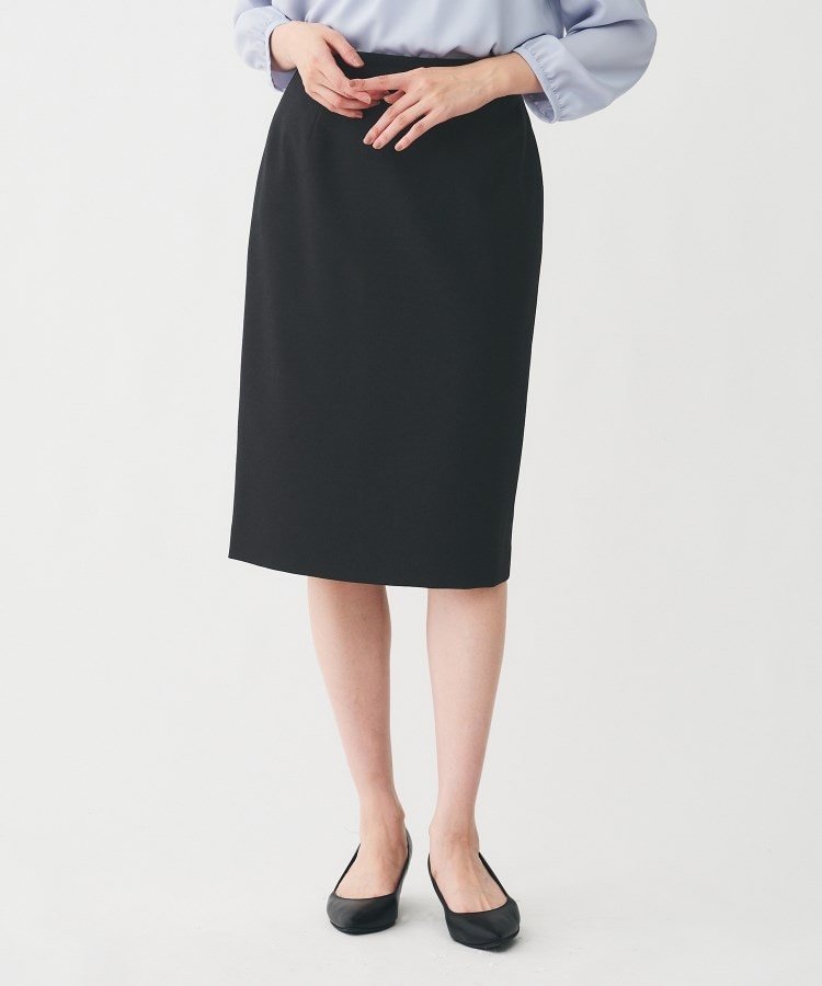 【アンタイトル/UNTITLED】の【洗える/お仕事スーツ】ドライメランジ タイトスカート インテリア・キッズ・メンズ・レディースファッション・服の通販 founy(ファニー) 　ファッション　Fashion　レディースファッション　Fashion for Women　スカート　Skirts　スーツ　Business Suits & Workwear　スーツスカート・ビジネス用スカート　Suit Skirts / Office Skirts　エレガント 上品　Elegant　洗える　Machine Washable　スマート　Smart, Elegant　スーツ　Suit, Formalwear　タイトスカート　Pencil Skirt, Tight Skirt　ドレープ　Drape, Draping Fabric　定番　Standard, Basic Item　フィット　Fit, Slim Fit　ベーシック　Basic, Essential　ポケット　Pocket, Pocket Detail　メランジ　Melange, Mixed Yarn　おすすめ　Recommended / Our Picks　夏　Summer　ビジネス 仕事 通勤　Business / Work / Commuting　ネイビー|ID: prp329100004854359 ipo3291000000035707029