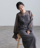 【プールヴー/PourVous】のオケージョンドレスお呼ばれ ワンピース結婚式 フォーマル同窓会 パーティードレス チャコール|ID: prp329100004854377 ipo3291000000036284442