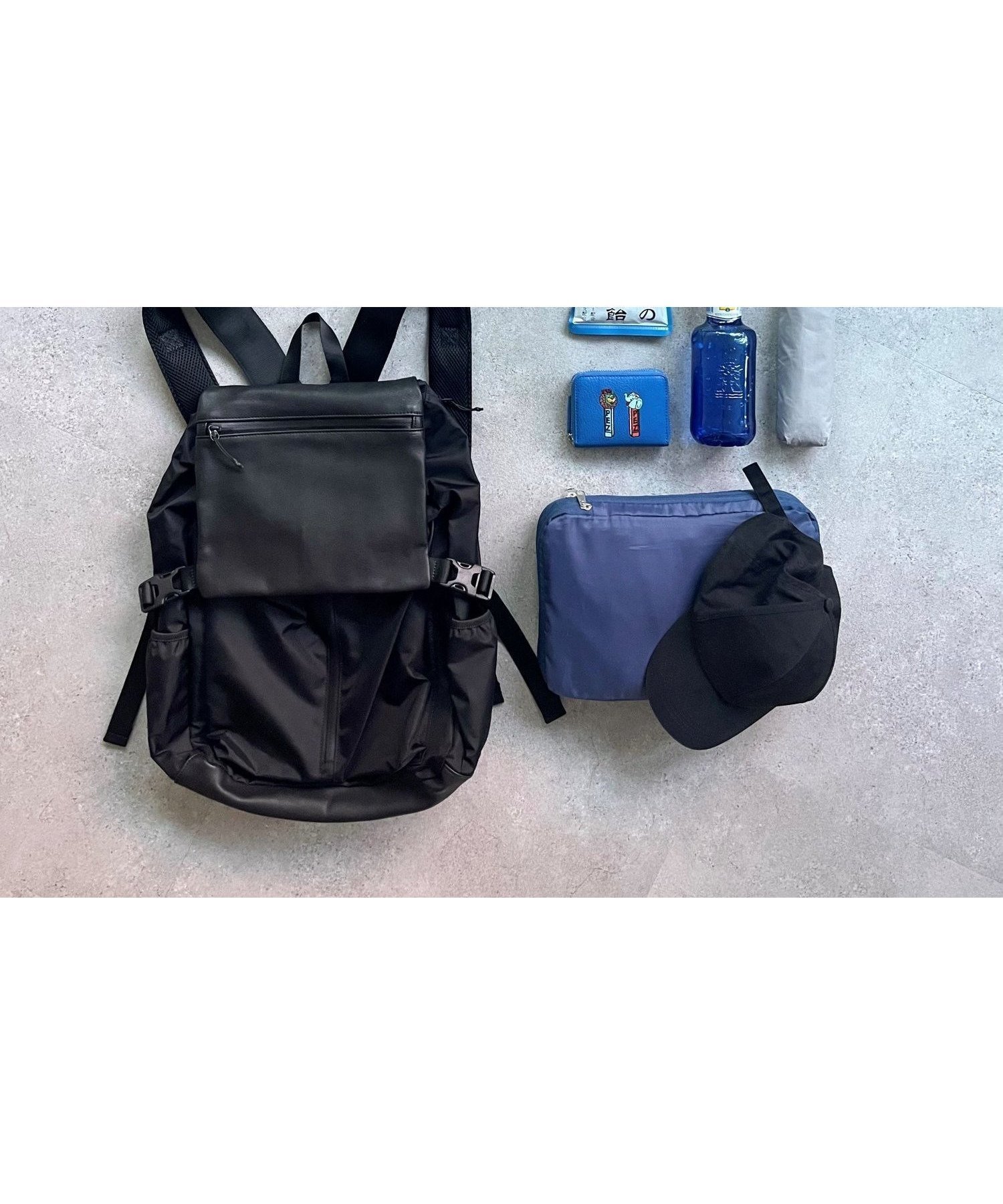 【イア パピヨネ/ear PAPILLONNER】の【BURLAPOUTFITTER×ear】レザーコンビライトリュック インテリア・キッズ・メンズ・レディースファッション・服の通販 founy(ファニー) 　ファッション　Fashion　レディースファッション　Fashion for Women　シンプル　Simple, Minimal　スタイリッシュ　Stylish, Fashionable　チェック　Check, Plaid, Tartan　人気　Popular, Best Seller　フラップ　Flap, Flap Pocket　ポケット　Pocket, Pocket Detail　リュック　Backpack, Rucksack　おすすめ　Recommended / Our Picks　旅行　Travel　ビジネス 仕事 通勤　Business / Work / Commuting　ブラック|ID: prp329100004854406 ipo3291000000036088989