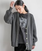 【ローリーズファーム/LOWRYS FARM】の7GハイショクVカーディガン 人気、トレンドファッション・服の通販 founy(ファニー) ファッション Fashion レディースファッション Fashion for Women トップス・カットソー Cut & Sew Tops カーディガン・羽織り Layered Style Cardigans アクリル Acrylic Material カーディガン Cardigan, Knitwear ショート Short, Short Length シンプル Simple, Minimal ダブル Double, Double-Breasted デニム Denim, Jeans Material フレア Flare, Flared ロング Long, Long-Length ワイド Wide, Wide Fit 定番 Standard, Basic Item 畦 Ribbed Knit thumbnail グレー|ID: prp329100004854765 ipo3291000000035729553
