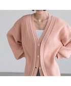 【ローリーズファーム/LOWRYS FARM】の7GハイショクVカーディガン 人気、トレンドファッション・服の通販 founy(ファニー) ファッション Fashion レディースファッション Fashion for Women トップス・カットソー Cut & Sew Tops カーディガン・羽織り Layered Style Cardigans アクリル Acrylic Material カーディガン Cardigan, Knitwear ショート Short, Short Length シンプル Simple, Minimal ダブル Double, Double-Breasted デニム Denim, Jeans Material フレア Flare, Flared ロング Long, Long-Length ワイド Wide, Wide Fit 定番 Standard, Basic Item 畦 Ribbed Knit thumbnail ピンク22|ID: prp329100004854765 ipo3291000000035729560