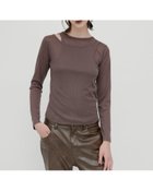 【エイチオーヴィー/H O V】のkiehtova/LAYERED SHEER TOPS /レイヤード シアー トップス 長袖 人気、トレンドファッション・服の通販 founy(ファニー) ファッション Fashion レディースファッション Fashion for Women トップス・カットソー Cut & Sew Tops エアリー Airy Texture シアー Sheer, See-Through モダン Modern, Contemporary 夏 Summer 長袖 Long Sleeve, Full Sleeve thumbnail brown|ID: prp329100004854771 ipo3291000000036071501