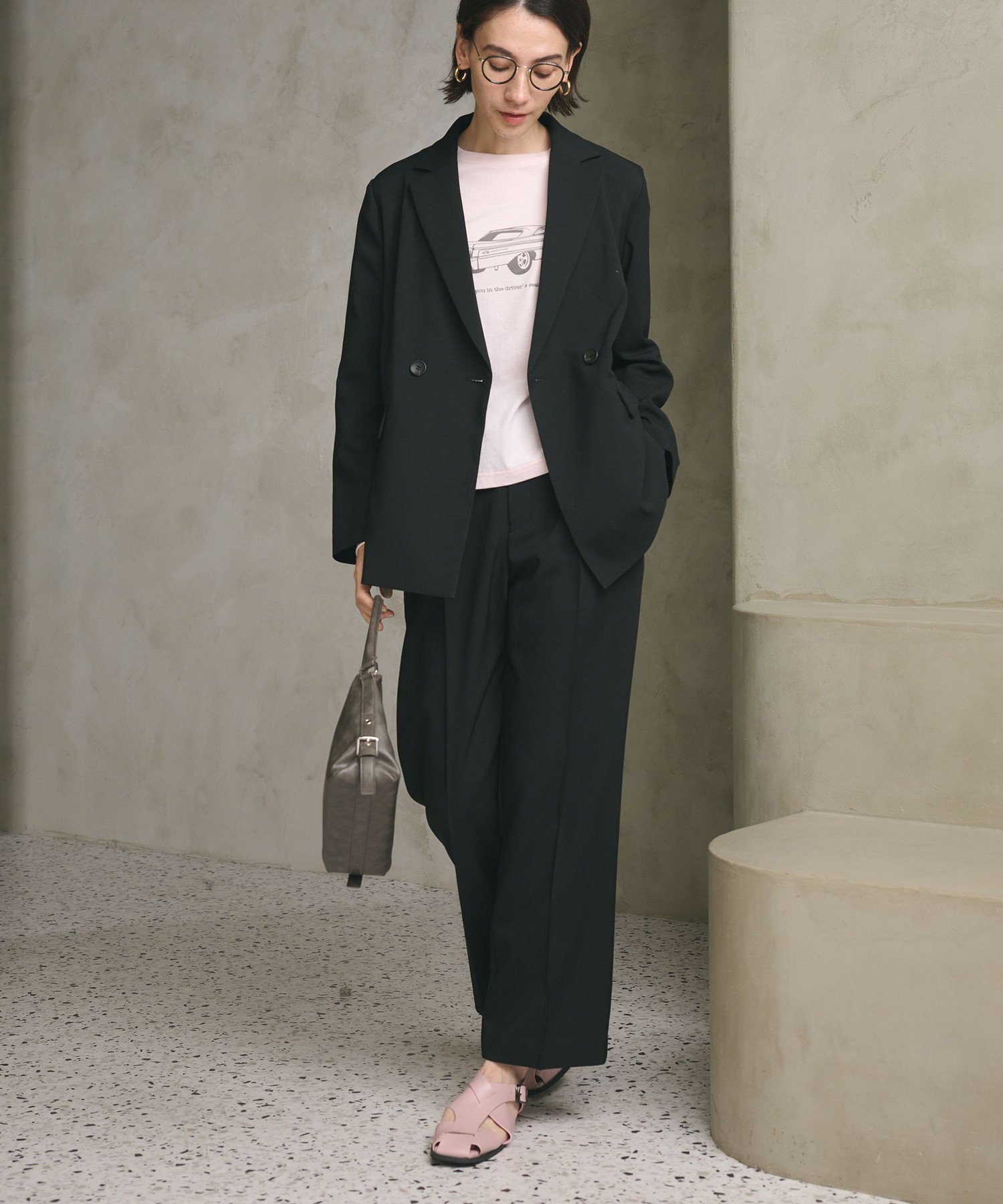 【ビューティ&ユース ユナイテッドアローズ/BEAUTY&YOUTH / UNITED ARROWS】の【WEB限定 Wardrobe DAILY MINIMAL】メランジ ダブルジャケット ウォッシャブル インテリア・キッズ・メンズ・レディースファッション・服の通販 founy(ファニー) 　ファッション　Fashion　レディースファッション　Fashion for Women　アウター　Coat / Outerwear Collection　レディースジャケット・軽アウター　Jackets　ウォッシャブル　Machine Washable　オケージョン　Occasion Wear　クール　Cool, Chic　今季　This Season, Current Season　シンプル　Simple, Minimal　ジャケット　Jacket, Outerwear　セットアップ　Set-Up, Coordinated Outfit　ダブル　Double, Double-Breasted　デニム　Denim, Jeans Material　メランジ　Melange, Mixed Yarn　おすすめ　Recommended / Our Picks　セレモニー　Ceremony　ビジネス 仕事 通勤　Business / Work / Commuting　BLACK|ID: prp329100004854785 ipo3291000000035730382