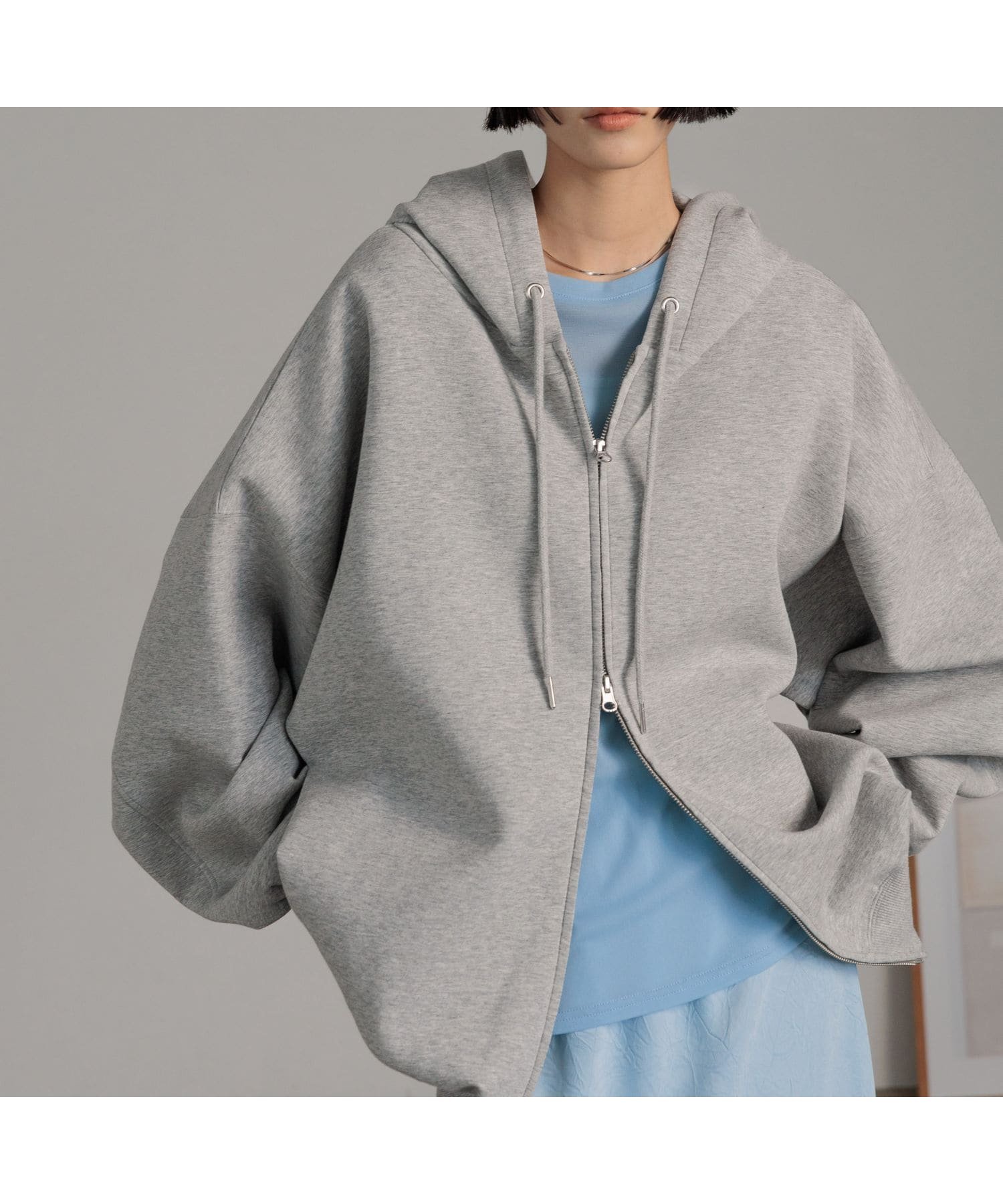 【ローリーズファーム/LOWRYS FARM】のBIGZIPフーディ インテリア・キッズ・メンズ・レディースファッション・服の通販 founy(ファニー) 　ファッション　Fashion　レディースファッション　Fashion for Women　おすすめ　Recommended / Our Picks　タイトスカート　Pencil Skirt, Tight Skirt　トレンド　Trend, Trending Now　ボトム　Bottoms, Lower Wear　グレー12|ID: prp329100004854799 ipo3291000000035731443