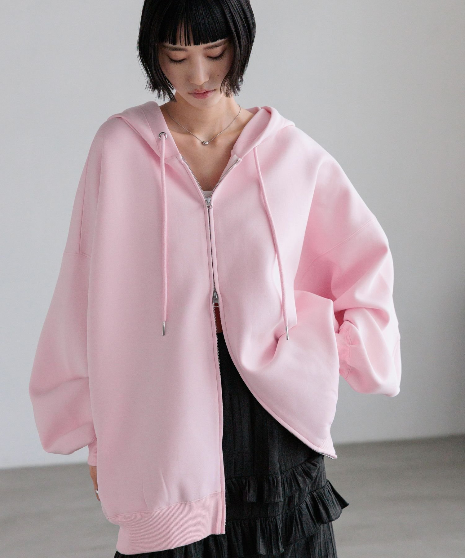 【ローリーズファーム/LOWRYS FARM】のBIGZIPフーディ インテリア・キッズ・メンズ・レディースファッション・服の通販 founy(ファニー) 　ファッション　Fashion　レディースファッション　Fashion for Women　おすすめ　Recommended / Our Picks　タイトスカート　Pencil Skirt, Tight Skirt　トレンド　Trend, Trending Now　ボトム　Bottoms, Lower Wear　ピンク|ID: prp329100004854799 ipo3291000000035731450