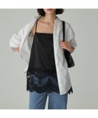 【バビロン/BABYLONE / KIDS】のヘムレースキャミソール 人気、トレンドファッション・服の通販 founy(ファニー) ファッション Fashion キッズファッション Fashion for Kids インナー Innerwear キャミソール Camisole, Spaghetti Strap Top サテン Satin, Glossy Fabric トレンド Trend, Trending Now レース Lace, Lace Fabric 再入荷 Restock / Back in Stock おすすめ Recommended / Our Picks エレガント 上品 Elegant 2025年 2025 2025-2026秋冬・A/W Autumn/Winter 2025–26 AW25–26 thumbnail ブラック|ID: prp329100004855718 ipo3291000000036071549