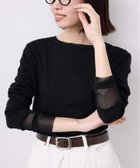 【スローブ イエナ/SLOBE IENA】の《追加5》レイヤードスリーブロンTEE 人気、トレンドファッション・服の通販 founy(ファニー) ファッション Fashion レディースファッション Fashion for Women トップス・カットソー Cut & Sew Tops ロングTシャツ・Tシャツ Longline T-Shirts & Tees 2026年 2026 カットソー Cut and Sewn Top チュール Tulip, Tulip Motif ベーシック Basic, Essential thumbnail ブラック A|ID: prp329100004855748 ipo3291000000036247060