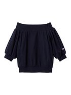 【フレイ アイディー/FRAY I.D】のChampion】パフスリーブオフショルスウェット 人気、トレンドファッション・服の通販 founy(ファニー) ファッション Fashion レディースファッション Fashion for Women トップス・カットソー Cut & Sew Tops レディースパーカー・カジュアルフーディー Casual Hoodies & Sweatshirts スウェット・クルーネックトップス Sweatshirts & Crewnecks / Relaxed Fit Sweat Tops ギャザー Gathered, Ruffled コレクション Collection, Seasonal Line スマート Smart, Elegant スリーブ Sleeve, Long Sleeve / Short Sleeve セットアップ Set-Up, Coordinated Outfit チェック Check, Plaid, Tartan デコルテ Décolleté, Neckline パターン Pattern, Design Print フェミニン Feminine, Girly thumbnail NVY[089]|ID: prp329100004855758 ipo3291000000036247951