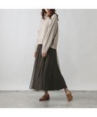 【グローバルワーク/GLOBAL WORK】のフワフワHugmeプリーツスカートSET/580923 人気、トレンドファッション・服の通販 founy(ファニー) ファッション Fashion レディースファッション Fashion for Women スカート Skirts プリーツスカート / 上品フェミニンスタイル Pleated Skirts おすすめ Recommended / Our Picks セットアップ Set-Up, Coordinated Outfit フェザー Feather, Feather Detail プリーツ Pleats, Pleated thumbnail グレージュ×カーキブラウン11|ID: prp329100004855791 ipo3291000000035797679