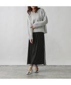 【グローバルワーク/GLOBAL WORK】のフワフワHugmeプリーツスカートSET/580923 人気、トレンドファッション・服の通販 founy(ファニー) ファッション Fashion レディースファッション Fashion for Women スカート Skirts プリーツスカート / 上品フェミニンスタイル Pleated Skirts おすすめ Recommended / Our Picks セットアップ Set-Up, Coordinated Outfit フェザー Feather, Feather Detail プリーツ Pleats, Pleated thumbnail ライトグレー×ブラック12|ID: prp329100004855791 ipo3291000000035797684