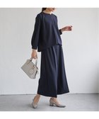 【イッカ/ikka】の【フォーマル対応/2点セット】GOKU楽 長袖フレアセット【洗濯機で洗える】 人気、トレンドファッション・服の通販 founy(ファニー) ファッション Fashion レディースファッション Fashion for Women トップス・カットソー Cut & Sew Tops カットソー Cut and Sewn Top ジョーゼット Georgette, Semi-Sheer Fabric ストレッチ Stretch, Stretchy Fabric フェミニン Feminine, Girly フォーマル Formal, Dressy フレア Flare, Flared ボトム Bottoms, Lower Wear エレガント 上品 Elegant 洗える Machine Washable 長袖 Long Sleeve, Full Sleeve thumbnail ネイビーブルー|ID: prp329100004855809 ipo3291000000035798150