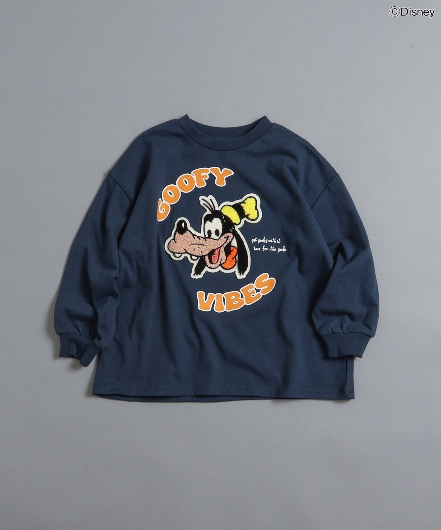 【エフオー オンラインストア/F.O.Online Store / KIDS】のWEB限定 ディズニーフレンズサガラモチーフTシャツ インテリア・キッズ・メンズ・レディースファッション・服の通販 founy(ファニー) 　ファッション　Fashion　キッズファッション　Fashion for Kids　キャラクター　Character, Licensed Characters　ネイビーブルー|ID: prp329100004855838 ipo3291000000035993930