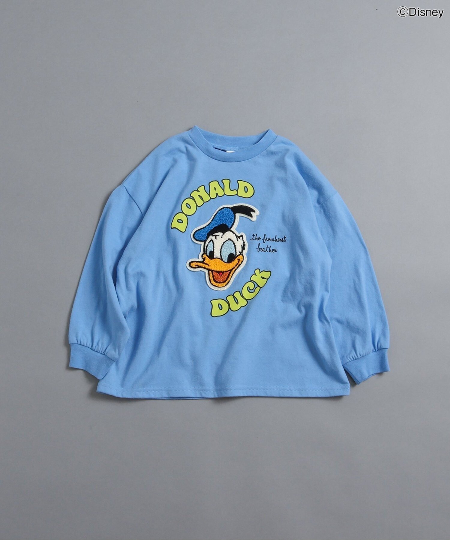 【エフオー オンラインストア/F.O.Online Store / KIDS】のWEB限定 ディズニーフレンズサガラモチーフTシャツ インテリア・キッズ・メンズ・レディースファッション・服の通販 founy(ファニー) 　ファッション　Fashion　キッズファッション　Fashion for Kids　キャラクター　Character, Licensed Characters　サックス|ID: prp329100004855838 ipo3291000000035993936