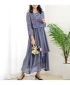 【アッドルージュ/AddRouge】のレース八分袖 ドレス ワンピース ロング丈 結婚式 演奏会 お呼ばれ 人気、トレンドファッション・服の通販 founy(ファニー) ファッション Fashion レディースファッション Fashion for Women ワンピース Dresses フォーマル・パーティードレス・結婚式用ドレス Elegant & Casual Dresses エレガント 上品 Elegant 切替 Switching, Contrast Panel シフォン Chiffon, Lightweight Fabric スカラップ Scallop, Scalloped Edge ドレス Dress, One-Piece 定番 Standard, Basic Item フォーマル Formal, Dressy ベーシック Basic, Essential ラウンド Round, Round Neck レース Lace, Lace Fabric ロング Long, Long-Length 再入荷 Restock / Back in Stock おすすめ Recommended / Our Picks セレモニー Ceremony 結婚式 Wedding thumbnail blgryl/グレイッシュブルー|ID: prp329100004855859 ipo3291000000036284350