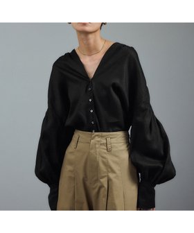 【サロン アダム エ ロペ/SALON adam et rope'】のリネンスキッパーギャザーブラウス GENTLE LINEN 人気、トレンドファッション・服の通販 founy(ファニー) ファッション Fashion レディースファッション Fashion for Women トップス・カットソー Cut & Sew Tops シャツ・ブラウス・オフィスカジュアル Elegant Blouses & Button-Ups 洗える Machine Washable ギャザー Gathered, Ruffled クロップド Cropped, Short Length スキッパー Skipper, Open Collar スリーブ Sleeve, Long Sleeve / Short Sleeve デニム Denim, Jeans Material フェミニン Feminine, Girly フレンチ French, French Style フロント Front, Front Design 羽織 Haori, Light Jacket リネン Linen, Linen Fabric おすすめ Recommended / Our Picks エレガント 上品 Elegant |ID:prp329100004855887