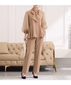 【ドレス/DRESS+】のリボン取り外し可能なセットアップ パンツドレス 人気、トレンドファッション・服の通販 founy(ファニー) ファッション Fashion レディースファッション Fashion for Women セットアップ Matching Sets レディースパンツ・ボトムス Pants & Trousers / Bottoms エアリー Airy Texture シアー Sheer, See-Through シンプル Simple, Minimal スラックス Slacks, Dress Pants スリーブ Sleeve, Long Sleeve / Short Sleeve セットアップ Set-Up, Coordinated Outfit センター Center, Center Line ドレス Dress, One-Piece フレア Flare, Flared ポケット Pocket, Pocket Detail リボン Ribbon, Bow リラックス Relax, Relaxed Fit thumbnail モカ|ID: prp329100004855909 ipo3291000000036042578