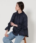 【ユナイテッドアローズ/UNITED ARROWS】の【+20%ポイントバック】フリルカラー フレアスリーブ ブラウス 人気、トレンドファッション・服の通販 founy(ファニー) ファッション Fashion レディースファッション Fashion for Women トップス・カットソー Cut & Sew Tops シャツ・ブラウス・オフィスカジュアル Elegant Blouses & Button-Ups バッグ Bags スリーブ Sleeve, Long Sleeve / Short Sleeve ドット Polka Dot, Dot Pattern ドレープ Drape, Draping Fabric ドローストリング Drawstring, Pull Cord フェミニン Feminine, Girly フリル Frill, Ruffle フレア Flare, Flared ラウンド Round, Round Neck リボン Ribbon, Bow セレモニー Ceremony thumbnail NAVY|ID: prp329100004855945 ipo3291000000036282984