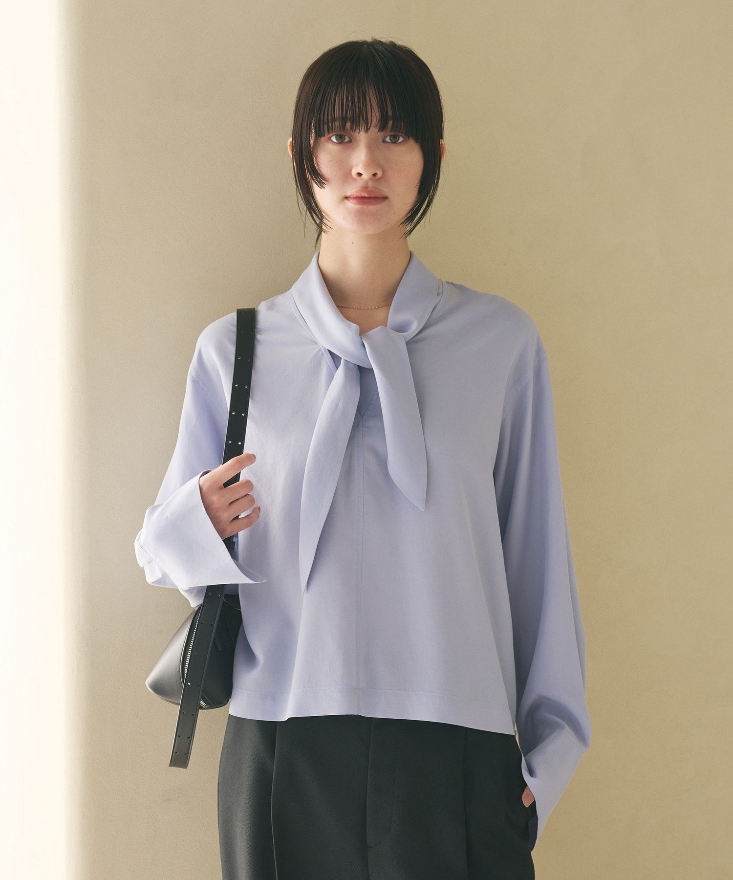 【ビューティ&ユース ユナイテッドアローズ/BEAUTY&YOUTH / UNITED ARROWS】のセルロース タイブラウス ウォッシャブル 人気、トレンドファッション・服の通販 founy(ファニー) 　ファッション　Fashion　レディースファッション　Fashion for Women　トップス・カットソー　Cut & Sew Tops　シャツ・ブラウス・オフィスカジュアル　Elegant Blouses & Button-Ups　インナー　Innerwear　ウォッシャブル　Machine Washable　クラシカル　Classical, Vintage-Inspired　スカーフ　Scarf, Neckwear　セットアップ　Set-Up, Coordinated Outfit　デニム　Denim, Jeans Material　なめらか　Smooth, Silky Texture　ボトム　Bottoms, Lower Wear　おすすめ　Recommended / Our Picks　セレモニー　Ceremony　 other-1|ID: prp329100004856065 ipo3291000000036120752