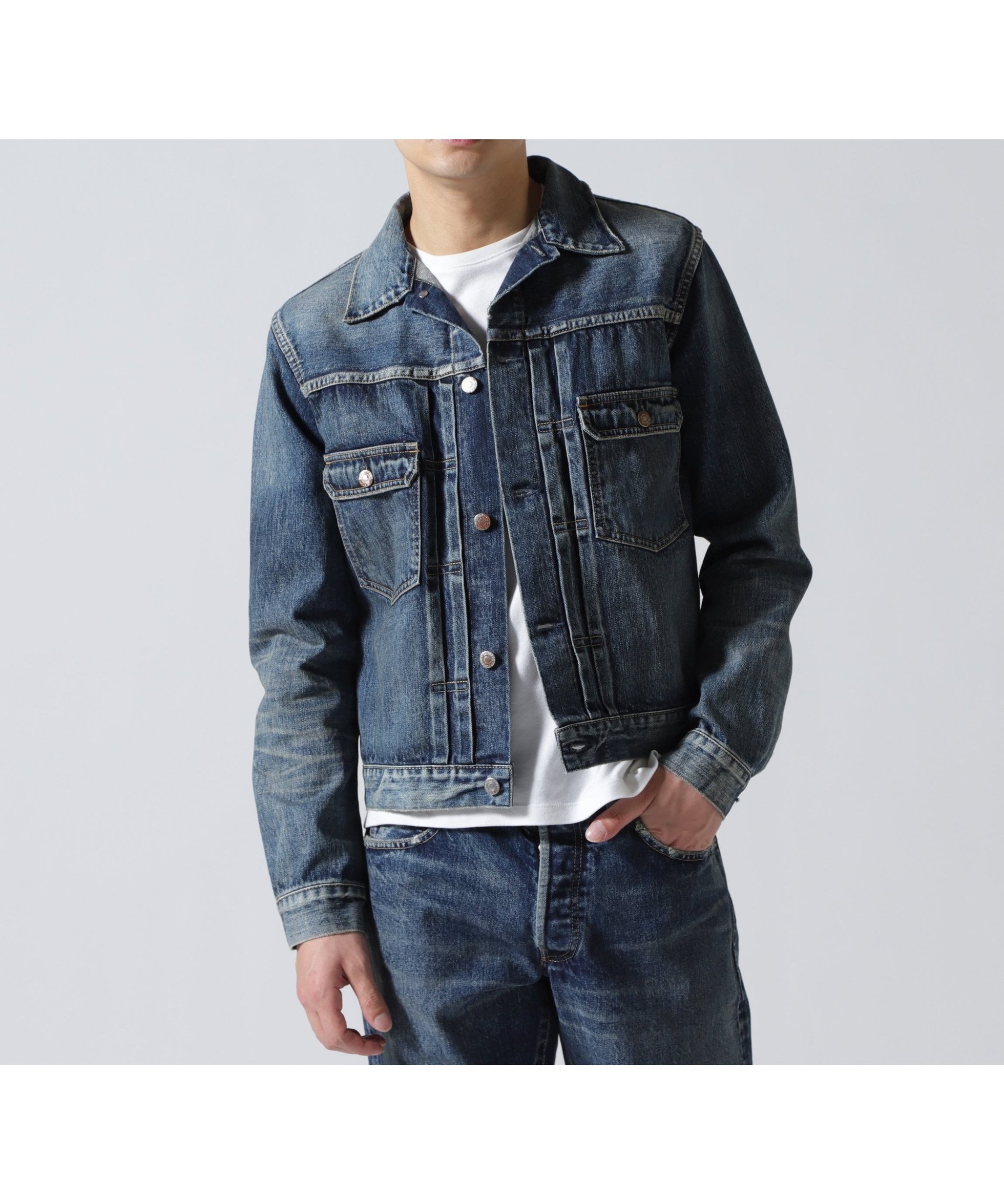 【ビーセカンド/B'2nd / MEN】のMINEDENIM(マインデニム)803 TF-GJKT USD 人気、トレンドファッション・服の通販 founy(ファニー) 　ファッション　Fashion　メンズファッション　Fashion for Men　ヴィンテージ　Vintage Style　ジャケット　Jacket, Outerwear　ダメージ　Distressed, Destroyed　デニム　Denim, Jeans Material　フィット　Fit, Slim Fit　フロント　Front, Front Design　リアル　Real, Realistic　日本製　Made In Japan　 other-1|ID: prp329100004856135 ipo3291000000036267819