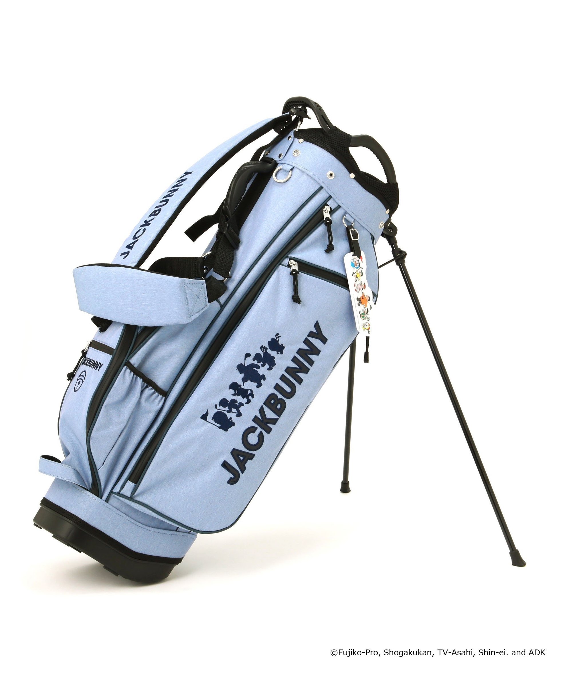 【ジャックバニー/Jack Bunny / MEN】のスタンド式キャディバッグ (46インチ対応) (UNISEX) インテリア・キッズ・メンズ・レディースファッション・服の通販 founy(ファニー) ファッション Fashion メンズファッション Fashion for Men バッグ Bags アクセサリー Fashion Accessories キャラクター Character, Licensed Characters コレクション Collection, Seasonal Line ショルダー Shoulder, Shoulder Strap スタンド Stand Collar, Upright Stand スペシャル Special, Limited Edition プレート Plate, Dish ポケット Pocket, Pocket Detail モチーフ Motif, Design Theme ユニセックス Unisex, Genderless ラウンド Round, Round Neck おすすめ Recommended / Our Picks ゴルフ Golf ブルー|ID: prp329100004856156 ipo3291000000036294131