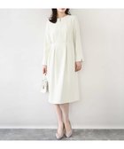 【オフオン/ofuon】のウエストタックワンピース/洗える/WEB限定サイズあり 人気、トレンドファッション・服の通販 founy(ファニー) ファッション Fashion レディースファッション Fashion for Women ワンピース Dresses エレガント 上品 Elegant 冬 Winter / This Winter 夏 Summer 春 Spring 洗える Machine Washable 秋 Autumn thumbnail アイボリー|ID: prp329100004856179 ipo3291000000036275644