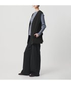 【ビューティ&ユース ユナイテッドアローズ/BEAUTY&YOUTH / UNITED ARROWS】の【WEB限定 Wardrobe DAILY MINIMAL】ダブルクロス リボンベルトジレ ウォッシャブル 人気、トレンドファッション・服の通販 founy(ファニー) ファッション Fashion レディースファッション Fashion for Women アウター Coat / Outerwear Collection トップス・カットソー Cut & Sew Tops ベスト&ジレ / 重ね着スタイル Vests & Gilets ベルト&ウエストマーク Belts & Waist Accessories ウォッシャブル Machine Washable オケージョン Occasion Wear シンプル Simple, Minimal ジャケット Jacket, Outerwear とろみ Fluid, Flowy Fabric ダブル Double, Double-Breasted フロント Front, Front Design ラップ Wrap, Wrap Design リボン Ribbon, Bow ワイド Wide, Wide Fit おすすめ Recommended / Our Picks エレガント 上品 Elegant セレモニー Ceremony ビジネス 仕事 通勤 Business / Work / Commuting thumbnail BLACK|ID: prp329100004856180 ipo3291000000036039056