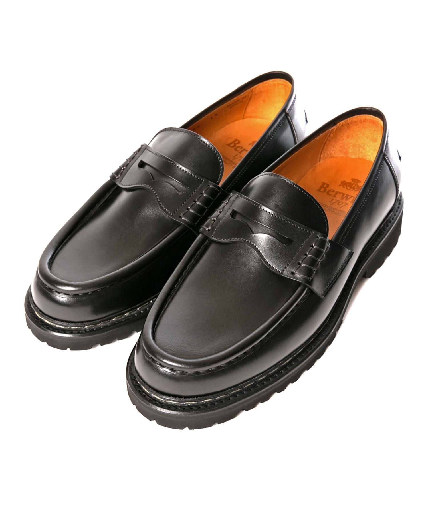 【バーウィック 1707/Berwick 1707 / MEN】のコインローファー インテリア・キッズ・メンズ・レディースファッション・服の通販 founy(ファニー) 　ファッション　Fashion　メンズファッション　Fashion for Men　シンプル　Simple, Minimal　エレガント 上品　Elegant　ブラック|ID: prp329100004856206 ipo3291000000036266975