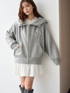 【スナイデル/SNIDEL】のエンブレムボンディングパーカー 人気、トレンドファッション・服の通販 founy(ファニー) ファッション Fashion レディースファッション Fashion for Women トップス・カットソー Cut & Sew Tops レディースパーカー・カジュアルフーディー Casual Hoodies & Sweatshirts 今季 This Season, Current Season ジップ Zip, Zipper スタンド Stand Collar, Upright Stand ストレート Straight, Straight Cut スマート Smart, Elegant フェミニン Feminine, Girly 冬 Winter / This Winter おすすめ Recommended / Our Picks thumbnail GRY[006]|ID: prp329100004856236 ipo3291000000035808223