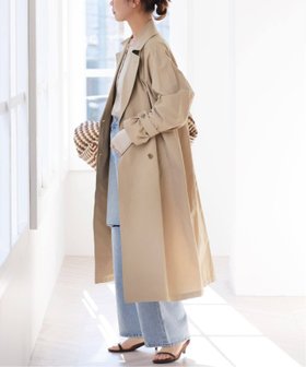 【ジャーナルスタンダード レリューム/JOURNAL STANDARD relume】の《WEB限定追加 / 新色 / 洗濯機洗い可》コットンナイロンライトトレンチコート 人気、トレンドファッション・服の通販 founy(ファニー) ファッション Fashion レディースファッション Fashion for Women アウター Coat / Outerwear Collection コート・ロングコート・ピーコート Long Coats, Peacoats & More トレンチコート / 春秋の定番アウター Trench Coats 2026年 2026 ジャケット Jacket, Outerwear スタイリッシュ Stylish, Fashionable フロント Front, Front Design |ID:prp329100004856257