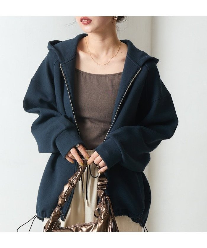 【フリークスストア/FREAK'S STORE】のダンボール スウェット フルジップ パーカー【限定展開】 25AW インテリア・キッズ・メンズ・レディースファッション・服の通販 founy(ファニー) 　ファッション　Fashion　レディースファッション　Fashion for Women　トップス・カットソー　Cut & Sew Tops　レディースパーカー・カジュアルフーディー　Casual Hoodies & Sweatshirts　スウェット・クルーネックトップス　Sweatshirts & Crewnecks / Relaxed Fit Sweat Tops　コンパクト　Compact, Small Size　シンプル　Simple, Minimal　ジップ　Zip, Zipper　スウェット / スエット　Sweatshirt, Sweatwear　スニーカー　Sneakers, Trainers　スポーティ　Sporty, Casual Athletic　スラックス　Slacks, Dress Pants　デニム　Denim, Jeans Material　人気　Popular, Best Seller　パーカー　Hoodie, Parka　フレア　Flare, Flared　ロング　Long, Long-Length　A/W・秋冬　Autumn/Winter　冬　Winter / This Winter　おすすめ　Recommended / Our Picks　エレガント 上品　Elegant　2025年　2025　2025-2026秋冬・A/W　Autumn/Winter 2025–26 AW25–26　ネイビー|ID: prp329100004856290 ipo3291000000036071443