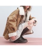 【ヘザー/Heather】の【今季No.1!大注目の愛されアウター】ファーカラーBIGムートンジャケット キャメル|ID: prp329100004856488 ipo3291000000036215286