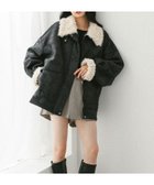 【ヘザー/Heather】の【今季No.1!大注目の愛されアウター】ファーカラーBIGムートンジャケット ブラック|ID: prp329100004856488 ipo3291000000036215288