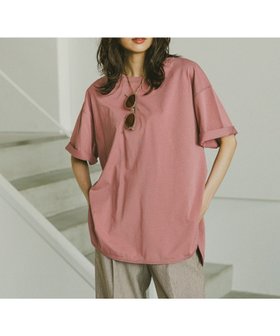 【グローバルワーク/GLOBAL WORK】のひんやり涼しい/フローズンTラウンドチュニック/498386 人気、トレンドファッション・服の通販 founy(ファニー) ファッション Fashion レディースファッション Fashion for Women トップス・カットソー Cut & Sew Tops チュニック Tunic, Long Top ベーシック Basic, Essential ラウンド Round, Round Neck ワイド Wide, Wide Fit 吸水 Absorbent, Quick-Dry |ID:prp329100004856489