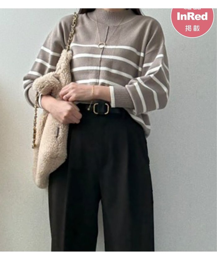 【イッカ/ikka】の【雑誌InRed12月号掲載】コットンミックスバックスリットニット【親子コーデ】 インテリア・キッズ・メンズ・レディースファッション・服の通販 founy(ファニー) https://founy.com/ 雑誌掲載アイテム Magazine Picks & Fashion Features ファッション雑誌 Fashion Magazines インレッド InRed ファッション Fashion レディースファッション Fashion for Women トップス・カットソー Cut & Sew Tops ニット Knit Tops & Sweaters 12月号 December Issue スタンド Stand Collar, Upright Stand スリット Slit, Slit Detail 雑誌 Magazine, Fashion Magazine ハイネック High Neck, Mock Neck フロント Front, Front Design ボーダー Border, Stripe 無地 Plain, Solid Color おすすめ Recommended / Our Picks |ID: prp329100004856521 ipo3291000000035814294