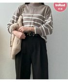 【イッカ/ikka】の【雑誌InRed12月号掲載】コットンミックスバックスリットニット【親子コーデ】 ベージュ|ID: prp329100004856521 ipo3291000000035814299